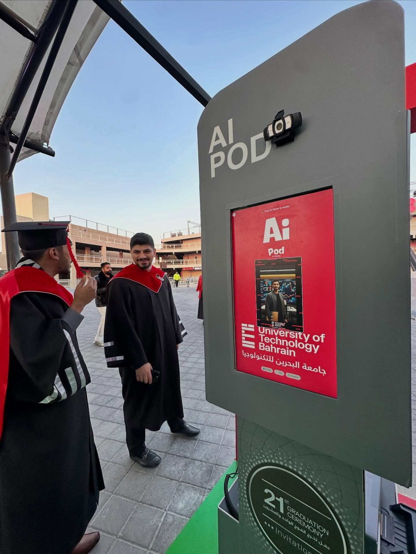 Original AI Pod activation at an event